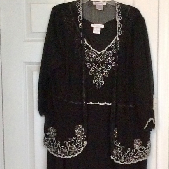 Roaman's Dresses & Skirts - NWOT Beaded Evening Dress Jacket 22W